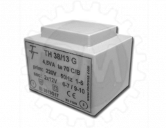 Фото Малогабаритный трансформатор для печатных плат ТН 38/13 G
