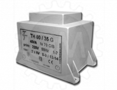 Фото Малогабаритный трансформатор для печатных плат ТН 60/35 G
