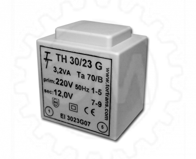 Малогабаритный трансформатор для печатных плат ТН 30/23 G фото 1
