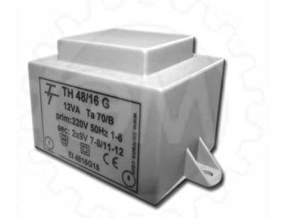 Малогабаритный трансформатор для печатных плат ТН 48/16 G фото 1