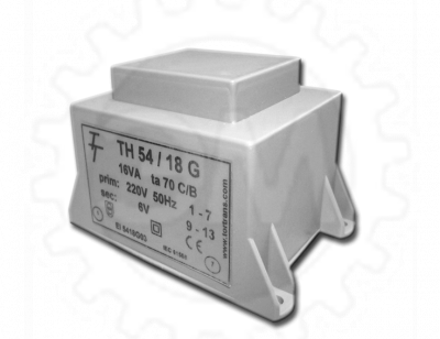 Малогабаритный трансформатор для печатных плат ТН 54/18 G фото 1