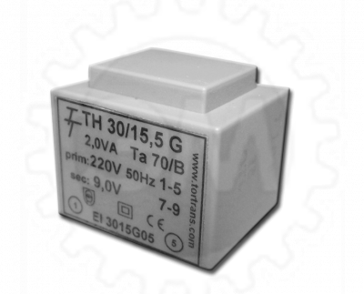 Малогабаритный трансформатор для печатных плат ТН 30/15 G фото 1
